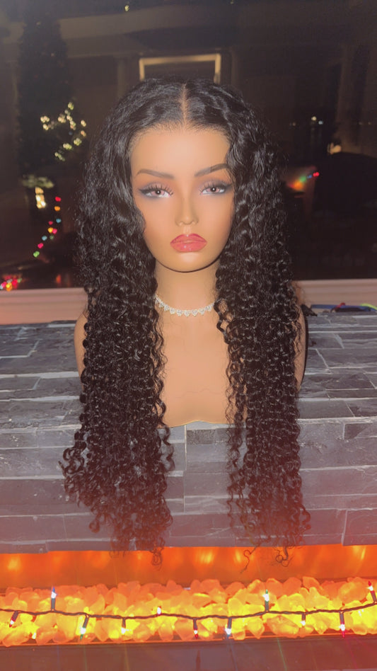 6X9 Water Wave Raw Cambodian Hair (HD Lace)